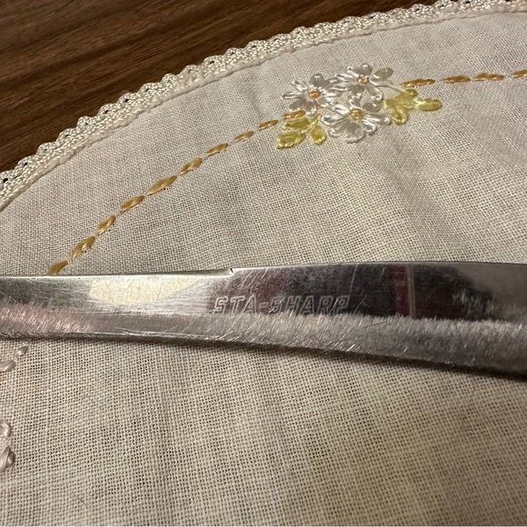 Vintage STA-Sharp 8” Filet Knife Wood Handle Stainless Steel Blade - Picture 2 of 7